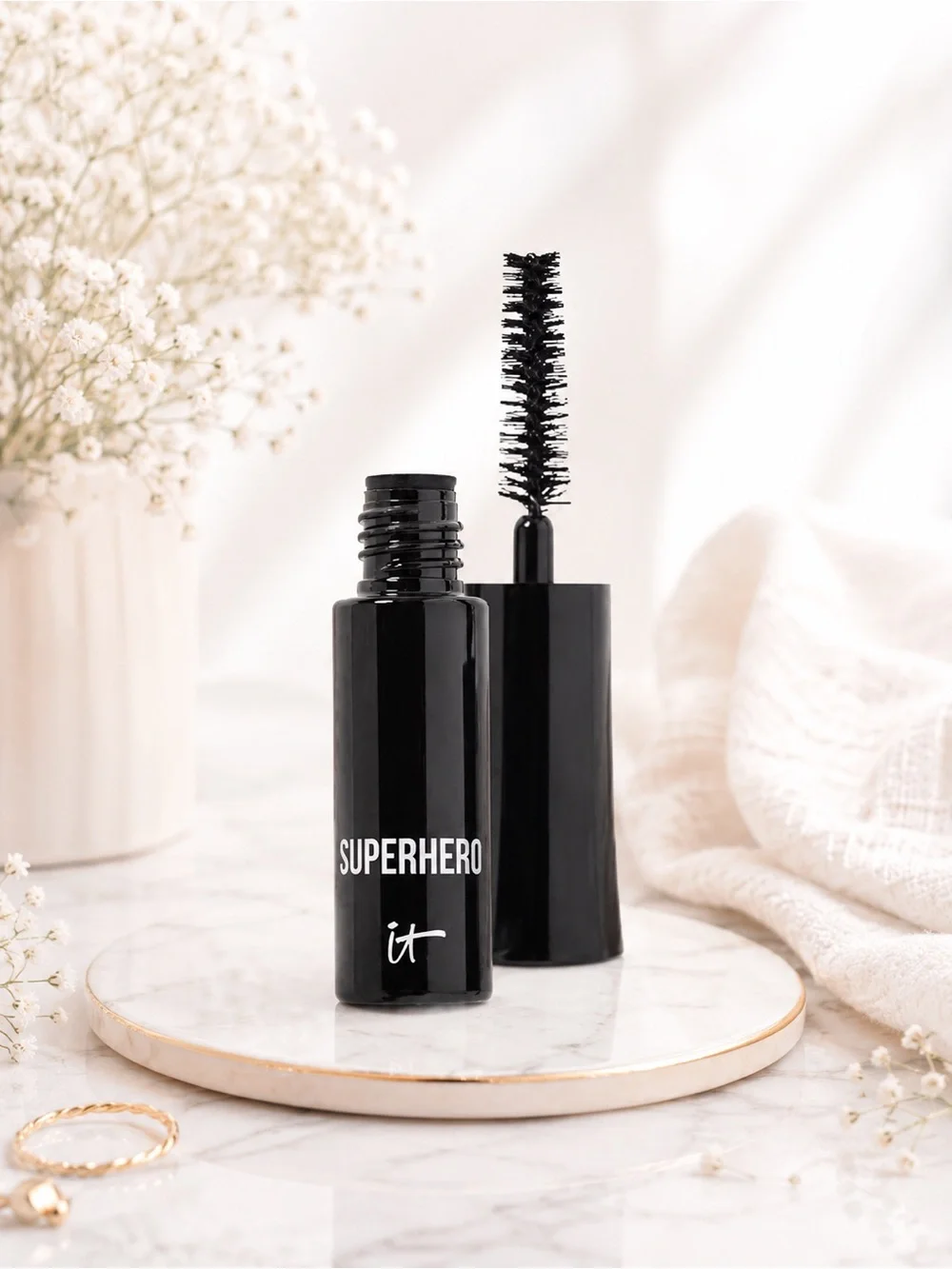 IT COSMETICS Superhero Volumizing Mascara Black .17‎ oz Deluxe Travel Size NWT